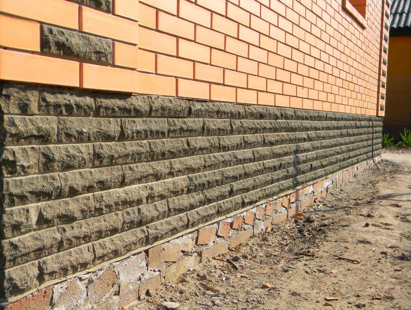 Brick Foundation Installation detail